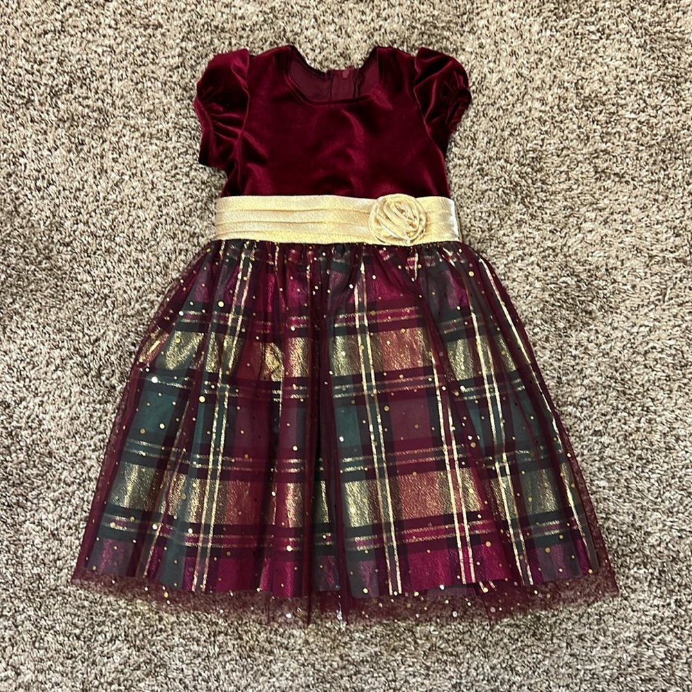 Little girls Christmas holiday dress from Bonnie Jean 4T